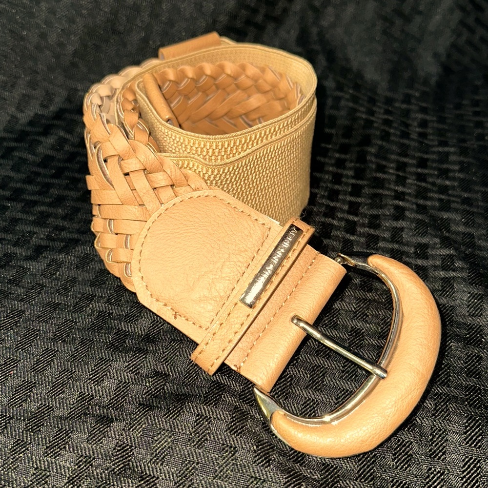 Adrienne Vittadini Braided and Elastic Contemporary Belt